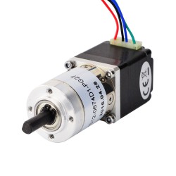 Nema 11 Geared Stepper Motor 11HS12-0674D1-PG27 with Rear Shaft 27:1 Gearbox