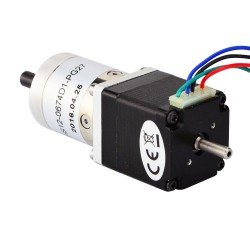 Nema 11 Geared Stepper Motor 11HS12-0674D1-PG27 with Rear Shaft 27:1 Gearbox