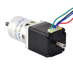 Nema 11 Geared Stepper Motor 11HS12-0674D-PG27 with Rear Shaft 27:1 Planetary Gearbox