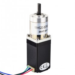 Nema 11 Geared Stepper Motor 11HS20-0674S-PG27 with 27:1 Planetary Gearbox