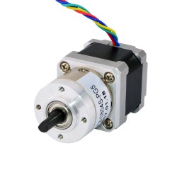 Nema 14 Geared Stepper Motor 14HS13-0804S-PG5 with 5:1 Planetary Gearbox