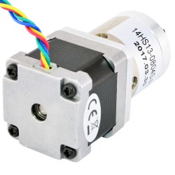 Nema 14 Geared Stepper Motor 14HS13-0804S-PG51 with 51:1 Planetary Gearbox