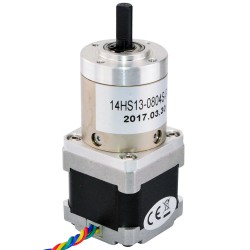 Nema 14 Geared Stepper Motor 14HS13-0804S-PG51 with 51:1 Planetary Gearbox