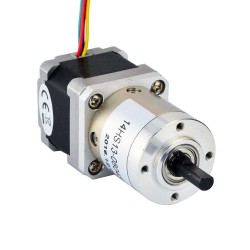 Nema 14 Geared Stepper Motor 14HS13-0804S-PG27 with 27:1 Planetary Gearbox