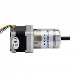 Nema 14 Geared Stepper Motor 14HS13-0804S-PG100 with 100:1 Planetary Gearbox