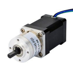 Nema 14 Geared Stepper Motor 14HS20-1504S-PG5 with 5:1 Planetary Gearbox