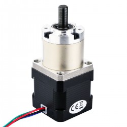 Nema 17 Geared Stepper Motor L=38mm 17HS15-1684S-PG27 27:1 Planetary Gearbox