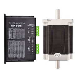 Nema 34 Stepper Motor Controller Kit 8.5Ncm 1-DM860T-34HS46 1 Axis CNC Kit