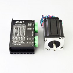Nema 24 Stepper Motor Kit 3.1Nm 1-M542T-24HS34 1 Axis CNC Controller Kit