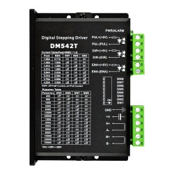 4 Axis Nema 24 Stepper Motor Kit 4-DM542T-24HS34-R 3.1Nm with Driver + Power Supply-Update