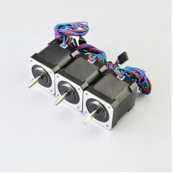 3 PCS Nema 17 Stepper Motor 3-17HS19-2004S1 59Ncm 4 Wires with 1m Cable & Connector