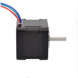 3 PCS Nema 17 Stepper Motor 3-17HS16-2004S1 45Ncm 4 Wires with 1m Cable & Connector