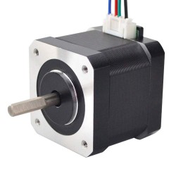 Nema 17 Stepper Motor 17HS15-1504S-X1 45Ncm 12V 1.5A 4 Wires with 1m Cable and Connector