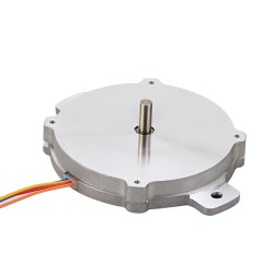 Nema 24 Round Pancake Stepper Motor 24HR04-1004S 1.8deg 6Ncm 1A Φ60x9.6mm 4 Wires