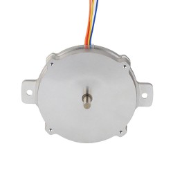 Nema 24 Round Pancake Stepper Motor 24HR04-1004S 1.8deg 6Ncm 1A Φ60x9.6mm 4 Wires