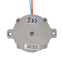 Nema 24 Round Pancake Stepper Motor 24HR04-1004S 1.8deg 6Ncm 1A Φ60x9.6mm 4 Wires