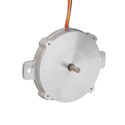 Nema 24 Round Pancake Stepper Motor 24HR04-1004S 1.8deg 6Ncm 1A Φ60x9.6mm 4 Wires