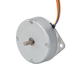 Nema 18 Round Pancake Stepper Motor 18HR06-1004S 1.8deg 9Ncm 1A Φ46x16mm 4 Wires