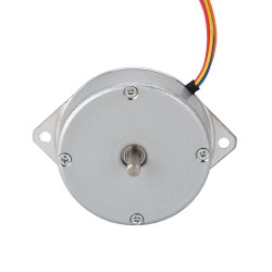 Nema 18 Round Pancake Stepper Motor 18HR06-1004S 1.8deg 9Ncm 1A Φ46x16mm 4 Wires