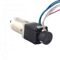 Nema 11 Closed-loop Stepper Gearmotor 11HS12-0674D-PG100-E22-300 300CPR with 100:1 Planetary Gearbox