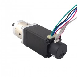 Nema 11 Closed-loop Stepper Gearmotor 11HS20-0674D-PG5-E22-300 300CPR with 5:1 Planetary Gearbox