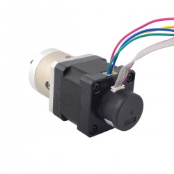 Nema 14 Closed-loop Geared Stepper Motor 14HS13-0804D-PG5-E22-300 300CPR with 5:1 Planetary Gearbox