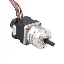 Nema 14 Closed-loop Geared Stepper Motor 14HS13-0804D-PG5-E22-300 300CPR with 5:1 Planetary Gearbox