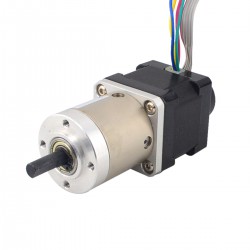 Nema 14 Closed-loop Geared Stepper Motor 14HS13-0804D-PG19-E22-300 300CPR with 19:1 Planetary Gearbox