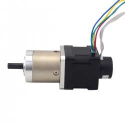 Nema 14 Closed-loop Geared Stepper Motor 14HS13-0804D-PG19-E22-300 300CPR with 19:1 Planetary Gearbox