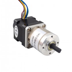 Nema 14 Closed-loop Geared Stepper Motor 14HS13-0804D-PG19-E22-300 300CPR with 19:1 Planetary Gearbox