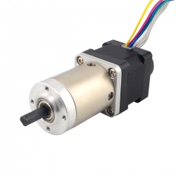 Nema 14 Closed-loop Geared Stepper Motor 14HS13-0804D-PG51-E22-300 300CPR with 51:1 Planetary Gearbox