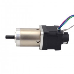 Nema 14 Closed-loop Geared Stepper Motor 14HS13-0804D-PG51-E22-300 300CPR with 51:1 Planetary Gearbox