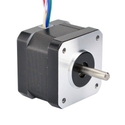 Nema 17 Dual Shaft Stepper Motor 12V 17HM13-0316D 0.9 deg 16Ncm 6 Wires