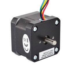 Nema 17 Dual Shaft Stepper Motor 12V 17HM13-0316D 0.9 deg 16Ncm 6 Wires