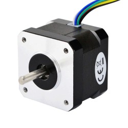 Nema 17 Dual Shaft Stepper Motor 12V 17HM13-0316D 0.9 deg 16Ncm 6 Wires