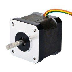 Nema 17 Stepper Motor 17HM15-0406D 12V 0.9 deg 26Ncm 6 Wires