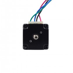 Nema 11 Dual Shaft Geared Stepper Motor (Hollow Rear Shaft) With Ratio 14:1 Gearbox