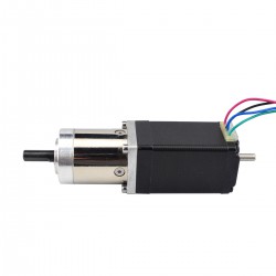 Nema 11 Dual Shaft Geared Stepper Motor (Hollow Rear Shaft) With Ratio 14:1 Gearbox