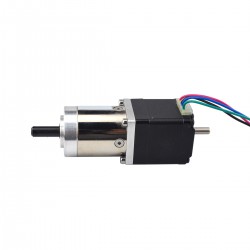 Nema 11 Dual Shaft Geared Stepper Motor (Hollow Rear Shaft) With 27:1 Planetary Gearbox