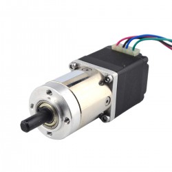 Nema 11 Dual Shaft Geared Stepper Motor (Hollow Rear Shaft) With 27:1 Planetary Gearbox