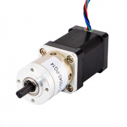 Nema 14 Geared Stepper Motor 14HS20-1504S-PG14 with 14:1 Planetary Gearbox