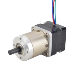 Dual Shaft Nema 14 Gear Stepper Motor 14HS11-1004D-PG19-AR3 with 19:1 Planetary Gearbox