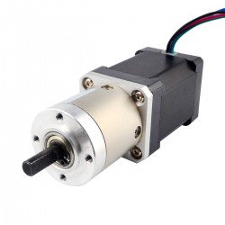 Dual Shaft Nema 14 Gear Reduction Stepper Motor 14HS20-1504D-PG14 with 14:1 Gearbox