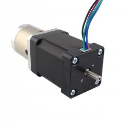 Dual Shaft Nema 14 Gear Reduction Stepper Motor 14HS20-1504D-PG14 with 14:1 Gearbox