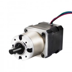 Dual Shaft Nema 17 Gear Reduction Stepper Motor 17HS15-0404S-PG19 with 19:1 Planetary Gearbox