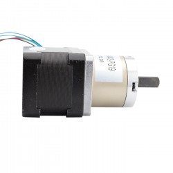 Dual Shaft Nema 17 Gear Reduction Stepper Motor 17HS15-0404S-PG19 with 19:1 Planetary Gearbox