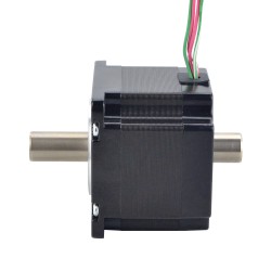 Nema 23 Hollow Shaft Stepper Motor 23HS18-2004H Dual Shaft 0.78 Nm 2.0A 4Wires