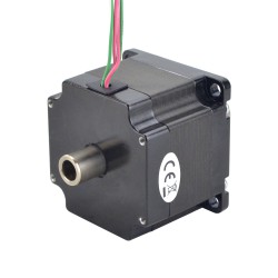 Nema 23 Hollow Shaft Stepper Motor 23HS18-2004H Dual Shaft 0.78 Nm 2.0A 4Wires