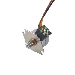 Φ15x12mm PM Rotary Stepper Motor 15PM20L02 18deg 3.43mN.m 0.4A 4 Wires