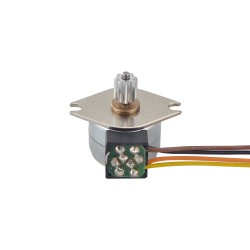 Φ15x12mm PM Rotary Stepper Motor 15PM20L02 18deg 3.43mN.m 0.4A 4 Wires